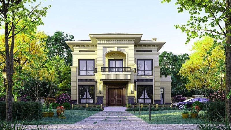 驻马店中式合院住宅，开放庭院与邻里乡亲更亲近